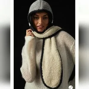 Anthropologie | Accessories | Anthropologie Graphic Hooded  display picture 1